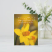 キリストの言葉が、あなたがたのうちに豊かに住まいましょう。 ポストカード (スタンド正面)