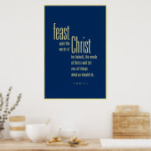 キリストの言葉に饗宴(LDS) ポスター (キッチン)