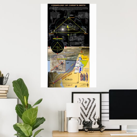 キリストの誕生の宇宙論–3 ポスター (ホームオフィス)