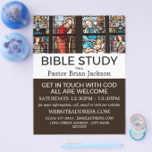 キリストの誕生キリスト教聖書のクラス広告 チラシ (シングル)