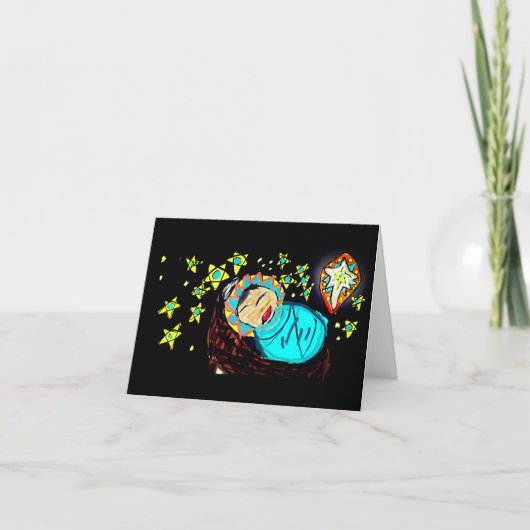 キリストの誕生日 カード (正面)