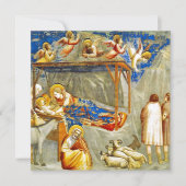 キリストの誕生祭 イエスの生誕 招待状 (正面)