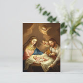 「キリストの誕生」アートポストカード ポストカード (スタンド正面)