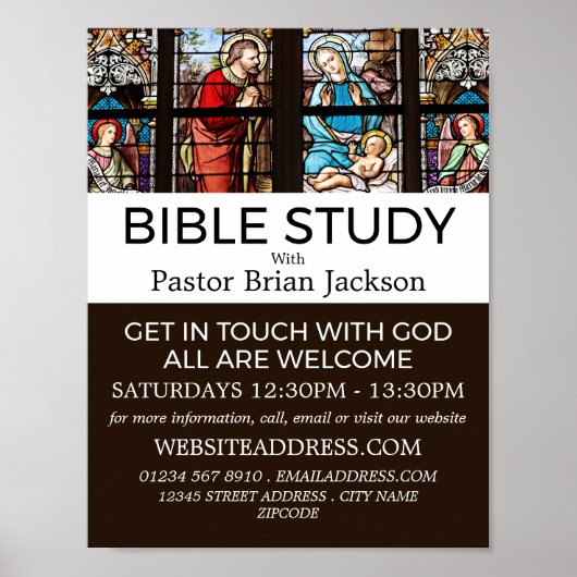 キリストの誕生、キリスト教聖書級副詞 ポスター (正面)