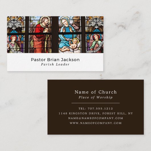 キリストの誕生,キリスト教,宗教 名刺 (正面/裏面)