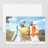 キリストの誕生 - 聖家族 招待状 (正面/裏面)