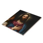 キリストの誘惑、ティティツィア タイル (側面)