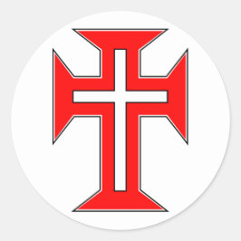 キリストの軍隊の十字架 ラウンドシール