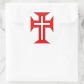 キリストの軍隊の十字架 ラウンドシール (バッグ)