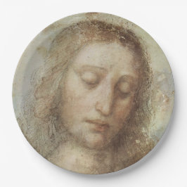 キリストの長（キリスト教）(レオナルド・ダ・ヴィンチ) ペーパープレート