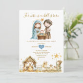 キリストの降誕のクリスマスハウスパーティー 招待状 (スタンド正面)