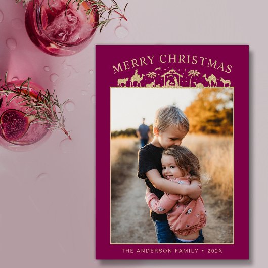 キリストの降誕シーン 赤ちゃんイエス・キリスト シーズンカード