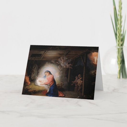 キリストの降誕（ウラディーミル・ボロビコフスキー作） カード (正面)