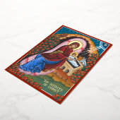 キリストの降誕 箔シーズンカード (回転した状態)