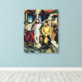 キリストの鞭打ち キャンバスプリント (インサイチュ (ウッドフロア))