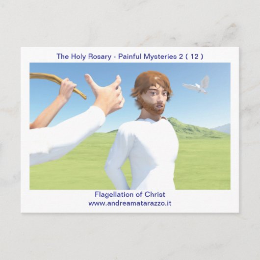 キリストの鞭打ち ポストカード (正面)