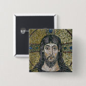 キリストの顔 缶バッジ (正面&裏面)