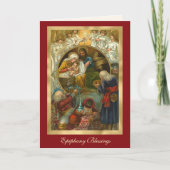 キリストの顕現 三賢士の祈り イエス シーズンカード (正面)