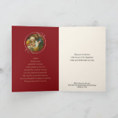 キリストの顕現 三賢士の祈り イエス シーズンカード (内部)