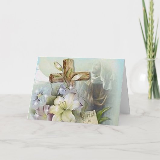 "キリストはすべての暗闇を持ち上げる"イースターノートカード ノートカード (正面)