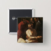 キリストはとげ、c.1602によって戴冠しました 缶バッジ (正面&裏面)