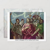 キリストはエル・グレコに服を奪われる ポストカード (正面/裏面)