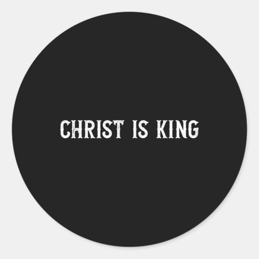 キリストはクリスチャンの信仰教会キリストはキ ラウンドシール (正面)