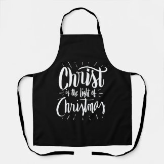 キリストはクリスマスの光 – クリスチャン・ホリド エプロン