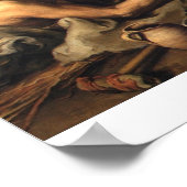 キリストはバルトロメ・ムリロによって麻痺を癒す ポスター (角)