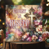 キリストはフローラエレガント水の色のクロス上昇 シーズンカード