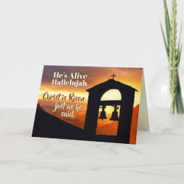 キリストはマタイ28:5-6復活聖書の聖句 シーズンカード