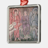 キリストはヤギからヒツジ、第6 cenを分けます メタルオーナメント (左)