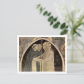 キリストは二つのドミニカの修道士を歓迎する(フレスコ) (de ポストカード (スタンド正面)