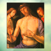 キリストは二つの天使に支えられジョバンニサンティ1490 ウィンドウサイン (シート3)