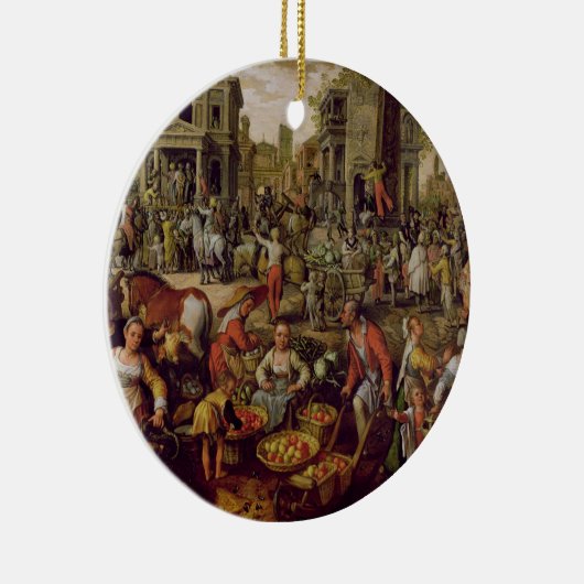 キリストは人々に表示しました セラミックオーナメント (右)