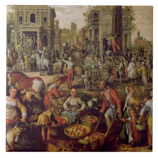 キリストは人々に表示しました タイル (正面)