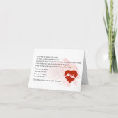 キリストは今は体を持たず、あなたの手紙以外 サンキューカード (正面)