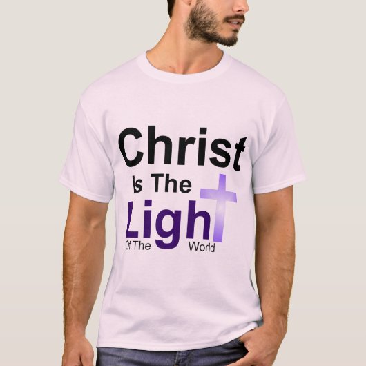 キリストは光 メンズTシャツ Tシャツ (正面)