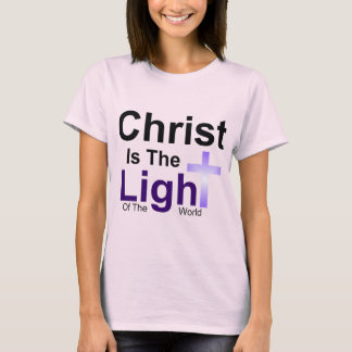 キリストは光 女性用Tシャツ Tシャツ