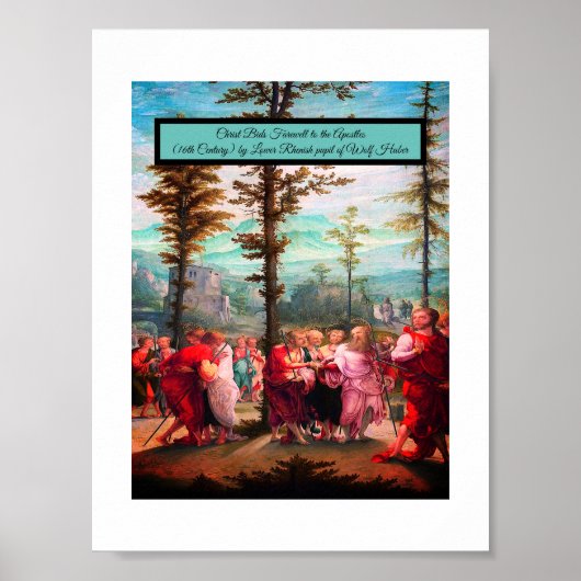 キリストは別れを告げる ポスター (正面)