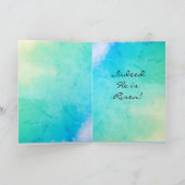 キリストは十字架と花を迎えて生まれ変わった シーズンカード (内部)