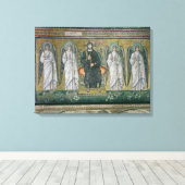 キリストは天使と共に即位した キャンバスプリント (インサイチュ (ウッドフロア))