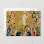 キリストは天国の法廷で栄光を受け， 1423年～24年 ポストカード (正面/裏面)