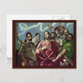 キリストは彼の衣服を剥ぎ取られる(エル・エクスポリオ") ポストカード (正面/裏面)