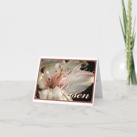 キリストは復活したイースターカード シーズンカード (正面)