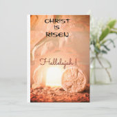 キリストは復活したハレルヤのイースターカード シーズンカード (スタンド正面)