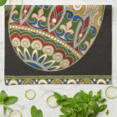 キリストは復活したヴィンテージロシアのイースター卵 キッチンタオル (折り畳み)