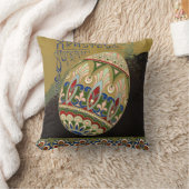 キリストは復活したヴィンテージロシアのイースター卵 クッション (ブランケット)