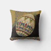 キリストは復活したヴィンテージロシアのイースター卵 クッション (正面)