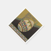 キリストは復活したヴィンテージロシアのイースター卵 スタンダードカクテルナプキン (角)